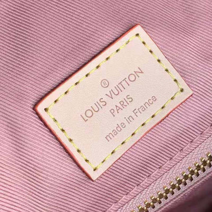 Louis Vuitton Women Graceful PM Hobo Rose Ballerine Pink Monogram Coated Canvas