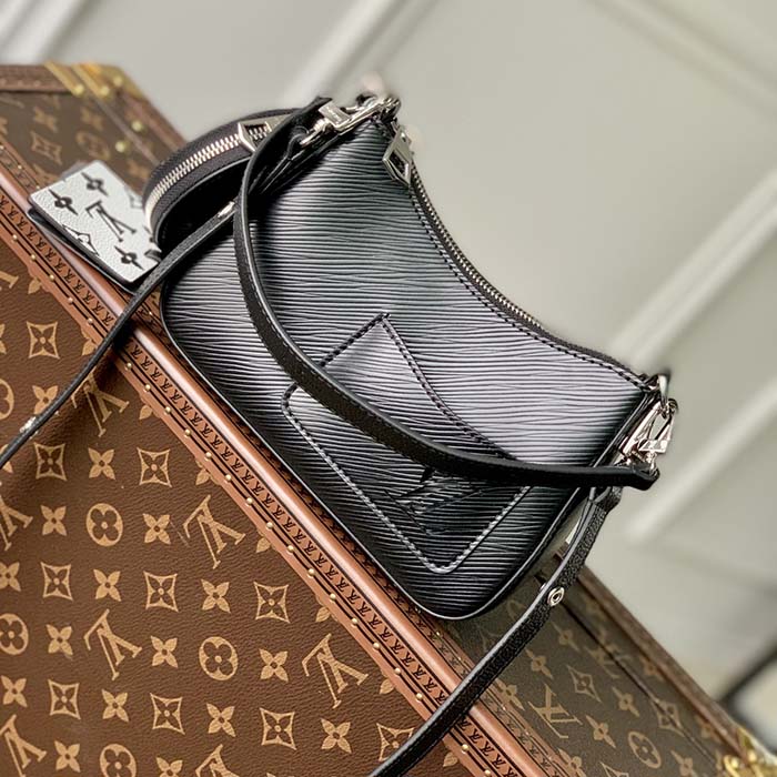 Louis Vuitton Women LV Marellini Handbag Black Epi Grained Cowhide Leather