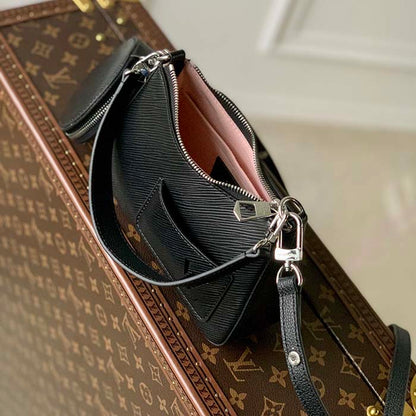 Louis Vuitton Women LV Marellini Handbag Black Epi Grained Cowhide Leather