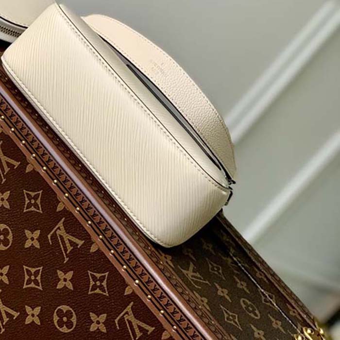 Louis Vuitton Women LV Marellini Handbag Quartz White Epi Grained Cowhide Leather