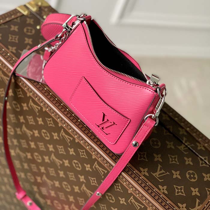 Louis Vuitton Women LV Marellini Handbag Rose Miami Pink Epi Grained Cowhide Leather