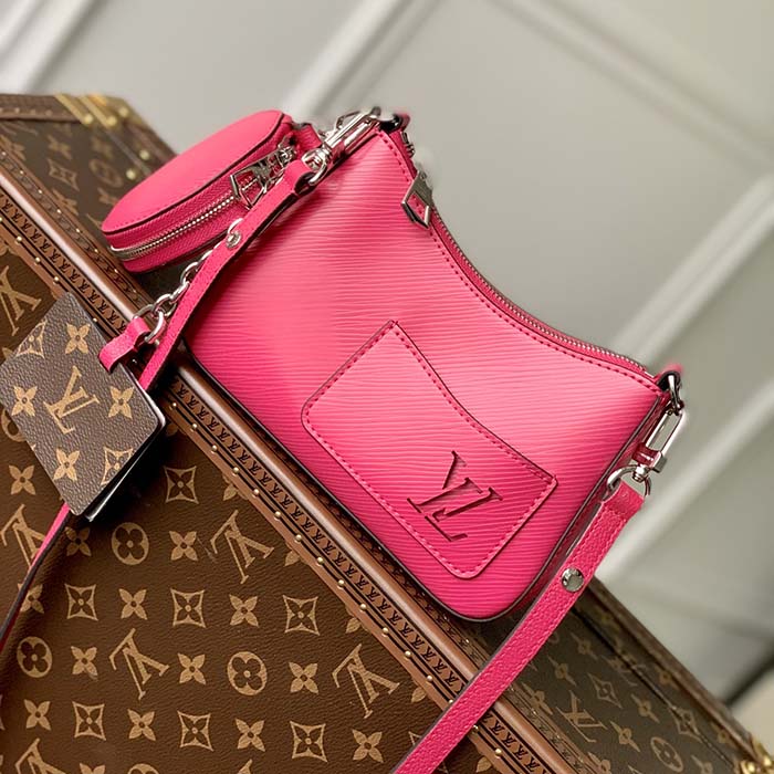 Louis Vuitton Women LV Marellini Handbag Rose Miami Pink Epi Grained Cowhide Leather