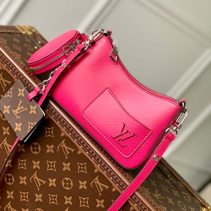 Louis Vuitton Women LV Marellini Handbag Rose Miami Pink Epi Grained Cowhide Leather