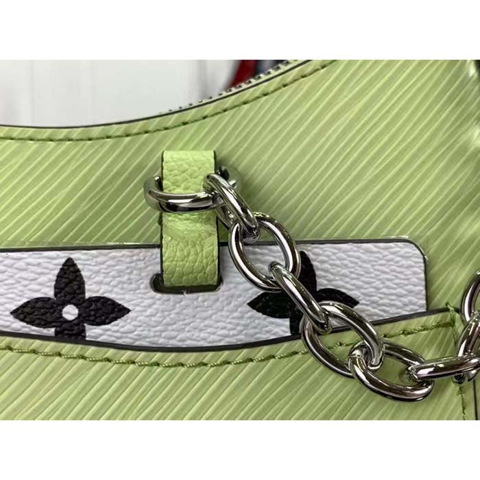 Louis Vuitton Women LV Marellini Handbag Vert Noto Green Epi Grained Smooth Cowhide Leather