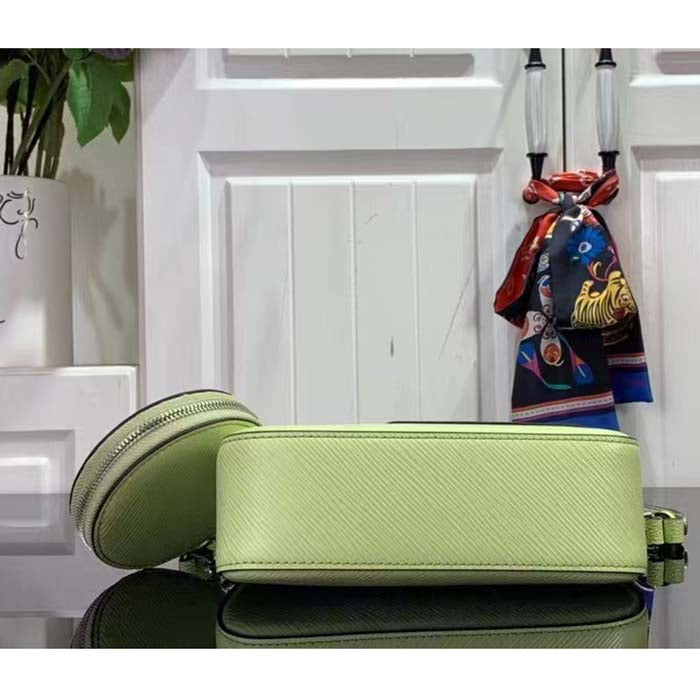 Louis Vuitton Women LV Marellini Handbag Vert Noto Green Epi Grained Smooth Cowhide Leather