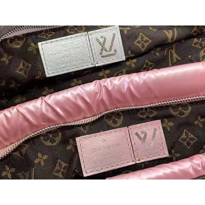 Louis Vuitton Women LV Maxi Multi-Pochette Accessoires Silver Pale Pink Recycled Nylon Econyl