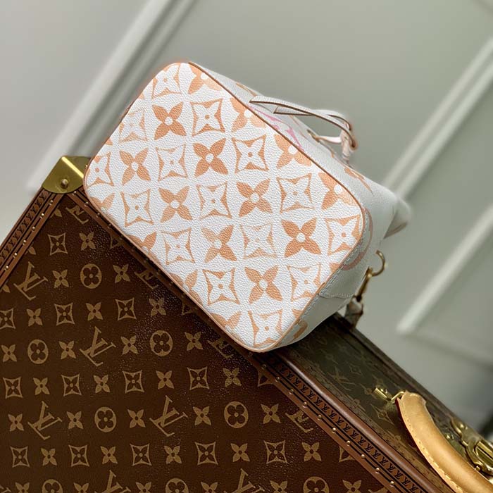 Louis Vuitton Women LV Néonoé BB Beige Monogram Coated Canvas Textile Lining