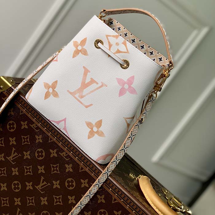 Louis Vuitton Women LV Néonoé BB Beige Monogram Coated Canvas Textile Lining