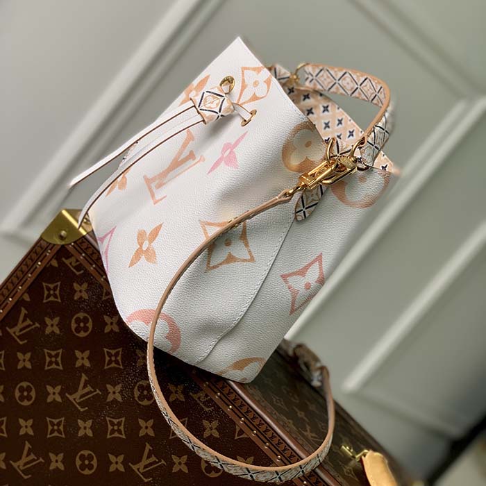 Louis Vuitton Women LV Néonoé BB Beige Monogram Coated Canvas Textile Lining