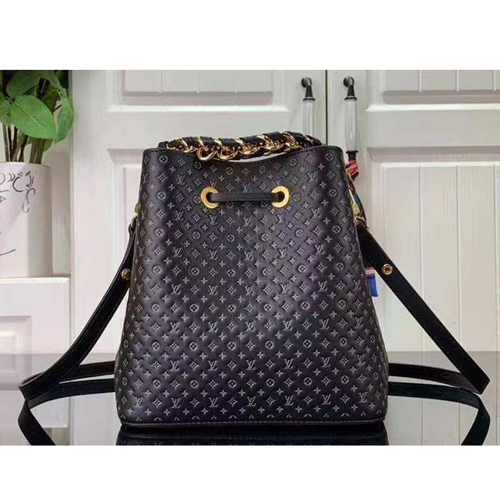 Louis Vuitton Women LV Néonoé BB Black Calfskin Calfskin