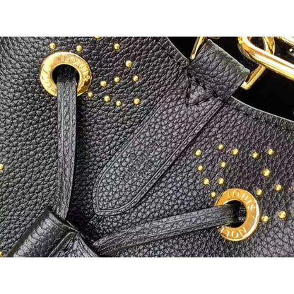 Louis Vuitton Women LV Néonoé BB Black Monogram Empreinte Grained Cowhide Leather Studs