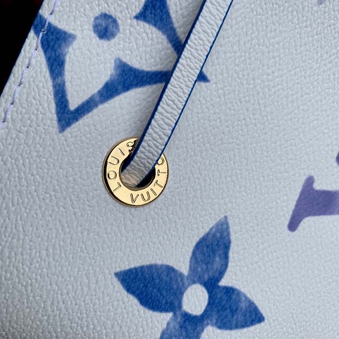 Louis Vuitton Women LV Néonoé BB Blue Monogram Coated Canvas Textile Lining