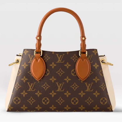 Louis Vuitton Women LV Opéra BB Cream Monogram Coated Canvas Cowhide Leather