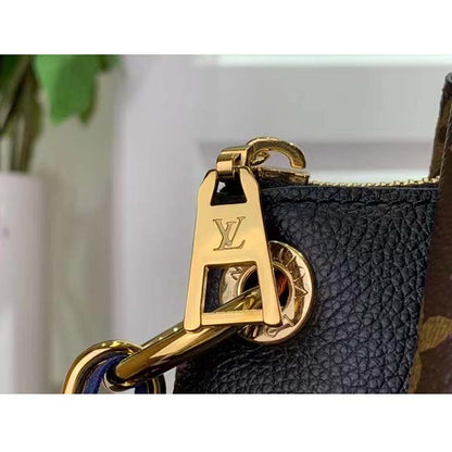 Louis Vuitton Women LV Opéra MM Black Monogram Coated Canvas Cowhide Leather