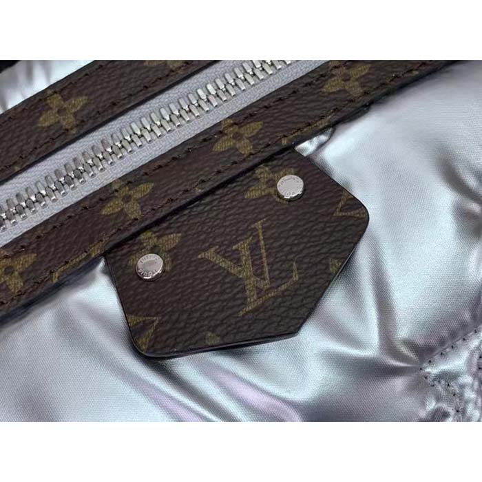 Louis Vuitton Unisex LV Pillow Maxi Bumbag Silver Recycled Metallic Nylon