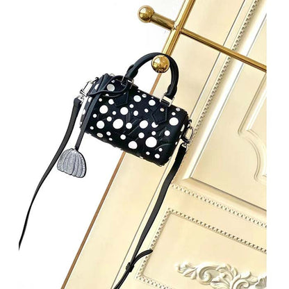 Louis Vuitton Women LVxYK Nano Speedy Black White Embossed Grained Monogram Empreinte Cowhide