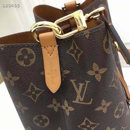 Louis Vuitton Women NéoNoé MM Bucket Bag Caramel Brown Monogram Coated Canvas