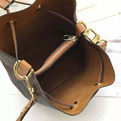 Louis Vuitton Women NéoNoé MM Bucket Bag Caramel Brown Monogram Coated Canvas