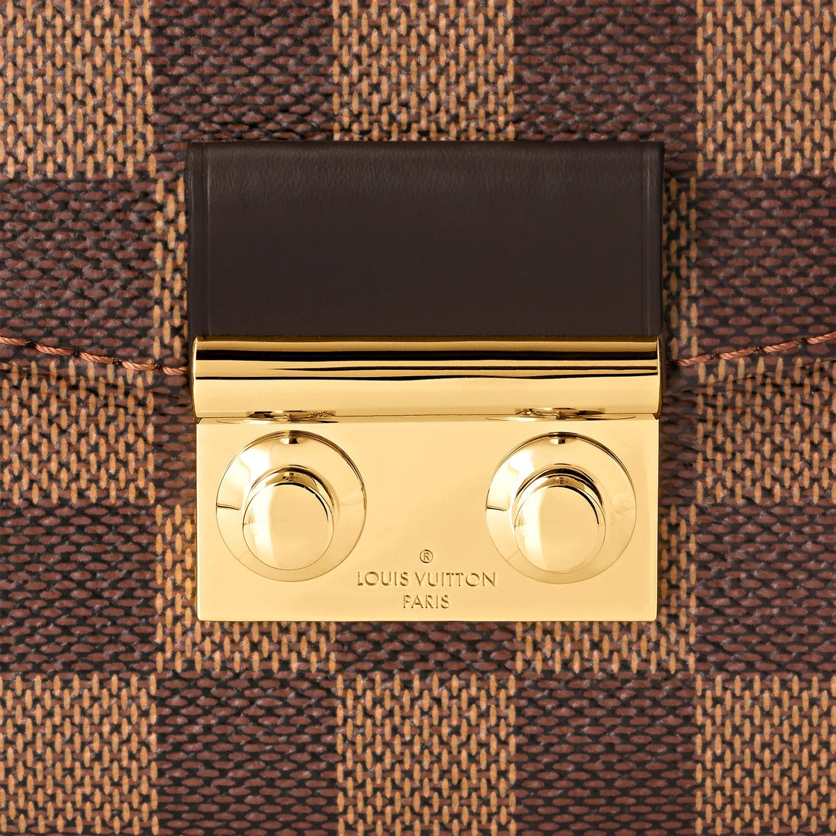 LOUIS VUITTON CROISETTE DAMIER EBENE SHOULDER BAG