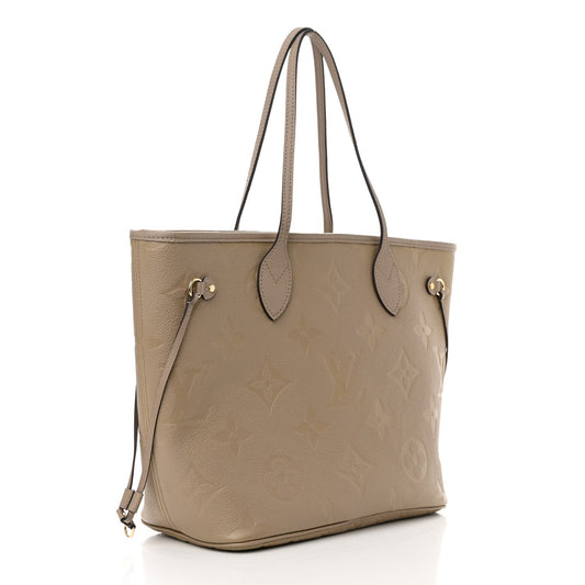 LOUIS VUITTON MONOGRAM EMPREINTE LEATHER NEVERFULL TOTE MM