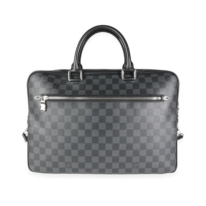 LOUIS VUITTON DAMIER GRAPHITE PORTE DOCUMENTS BUSINESS MM BAG