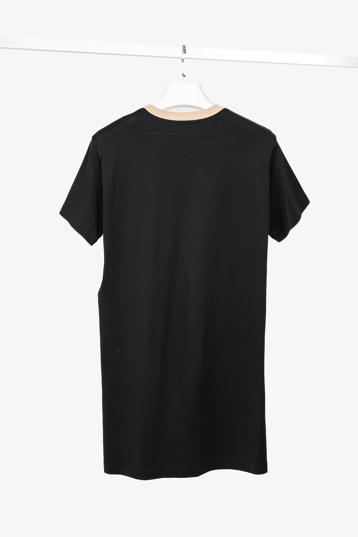 Louis Vuitton Vuittamins Black Cotton Jersey Logo T-Shirt Dress