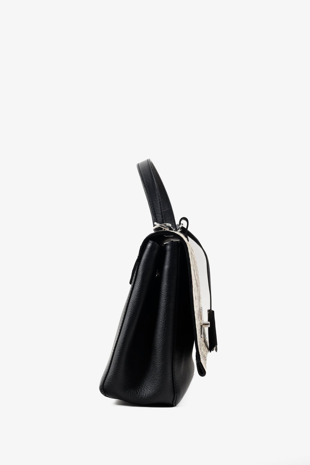 Louis Vuitton Black Python & Calfskin Lockme II Bag