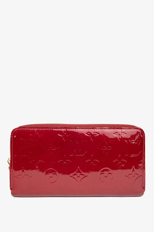 Louis Vuitton Zippy Pomme D'Amour Monogram Vernis Wallet
