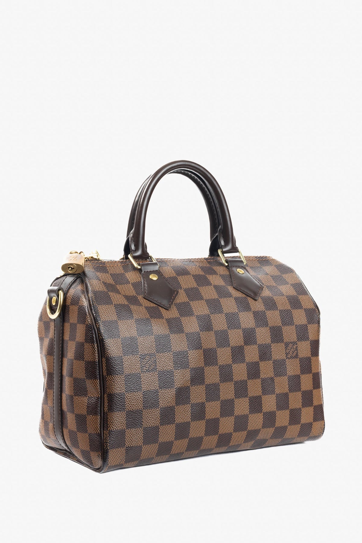 Louis Vuitton Speedy Bandouliere NM 25 Damier Ebene Canvas Handbag