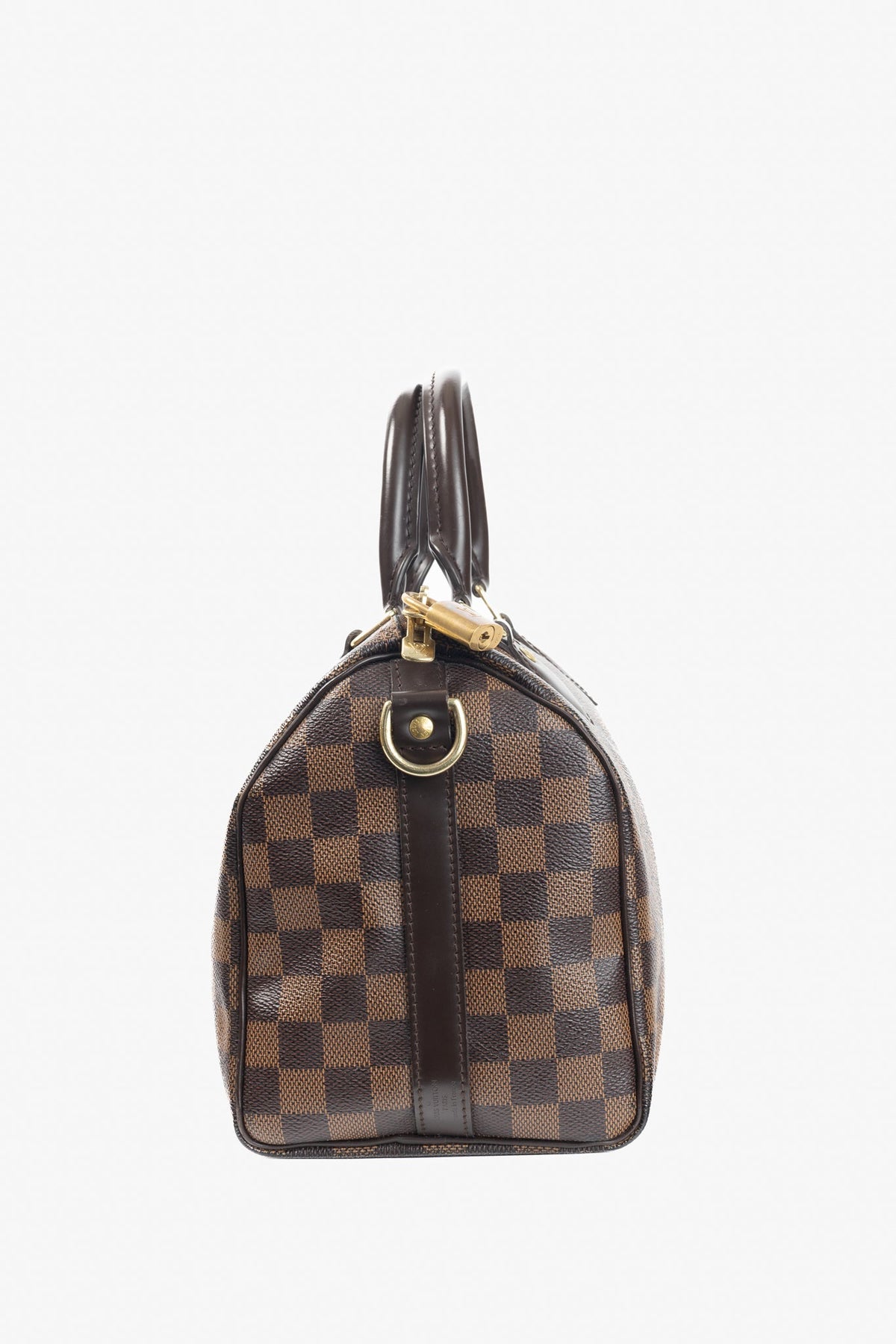 Louis Vuitton Speedy Bandouliere NM 25 Damier Ebene Canvas Handbag