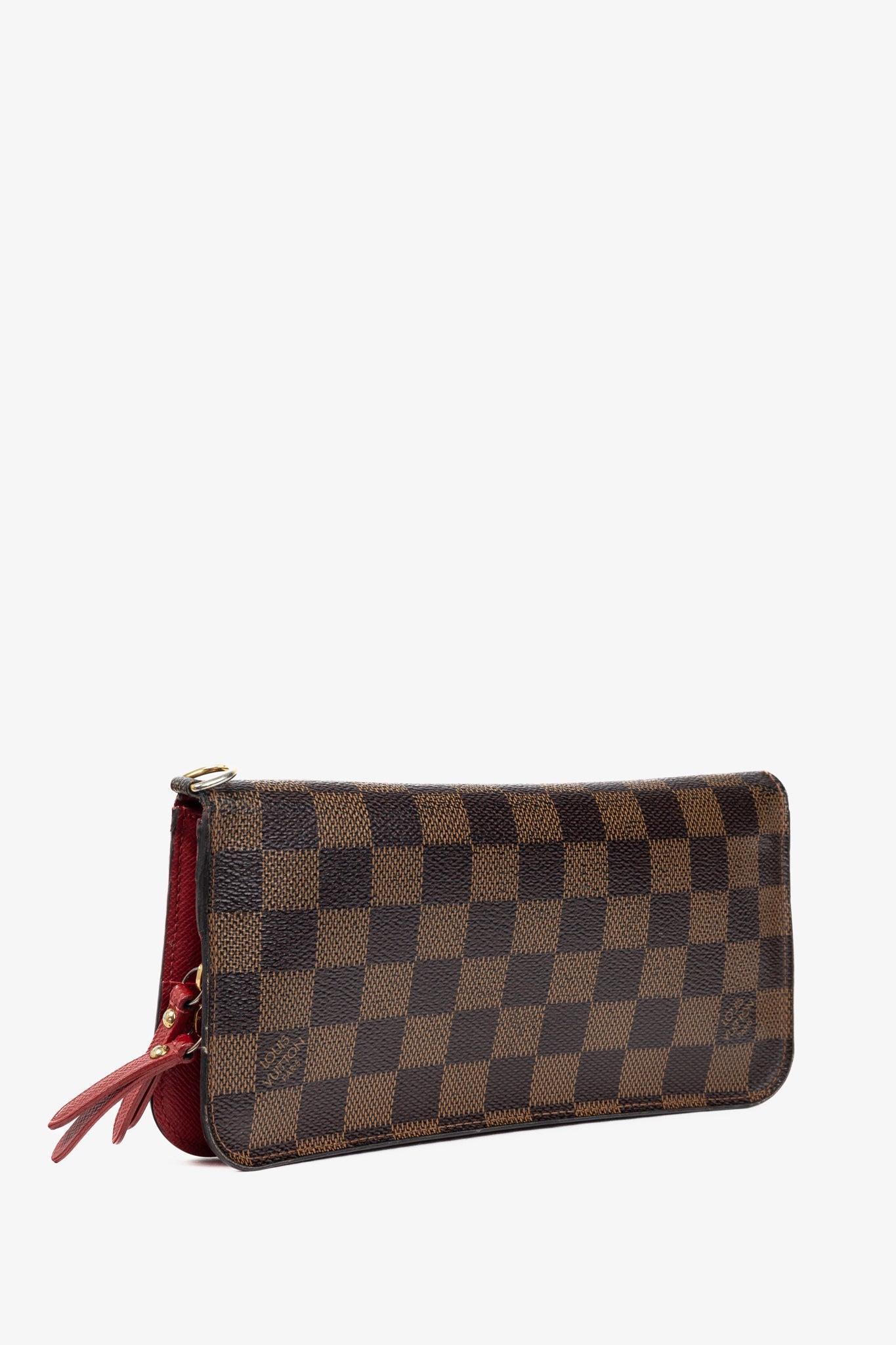 Louis Vuitton Insolite Monogram Canvas & Rouge Wallet