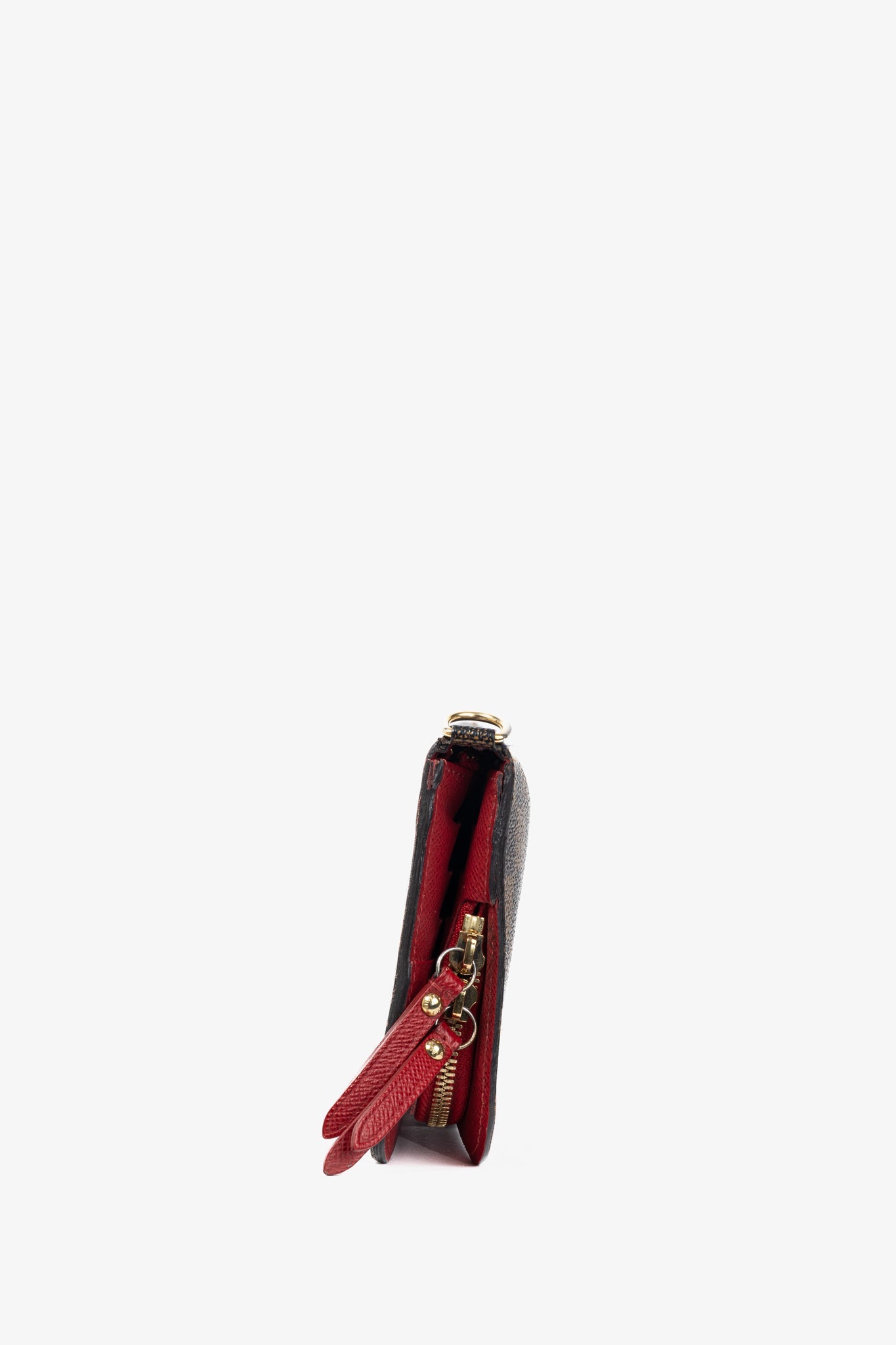 Louis Vuitton Insolite Monogram Canvas & Rouge Wallet