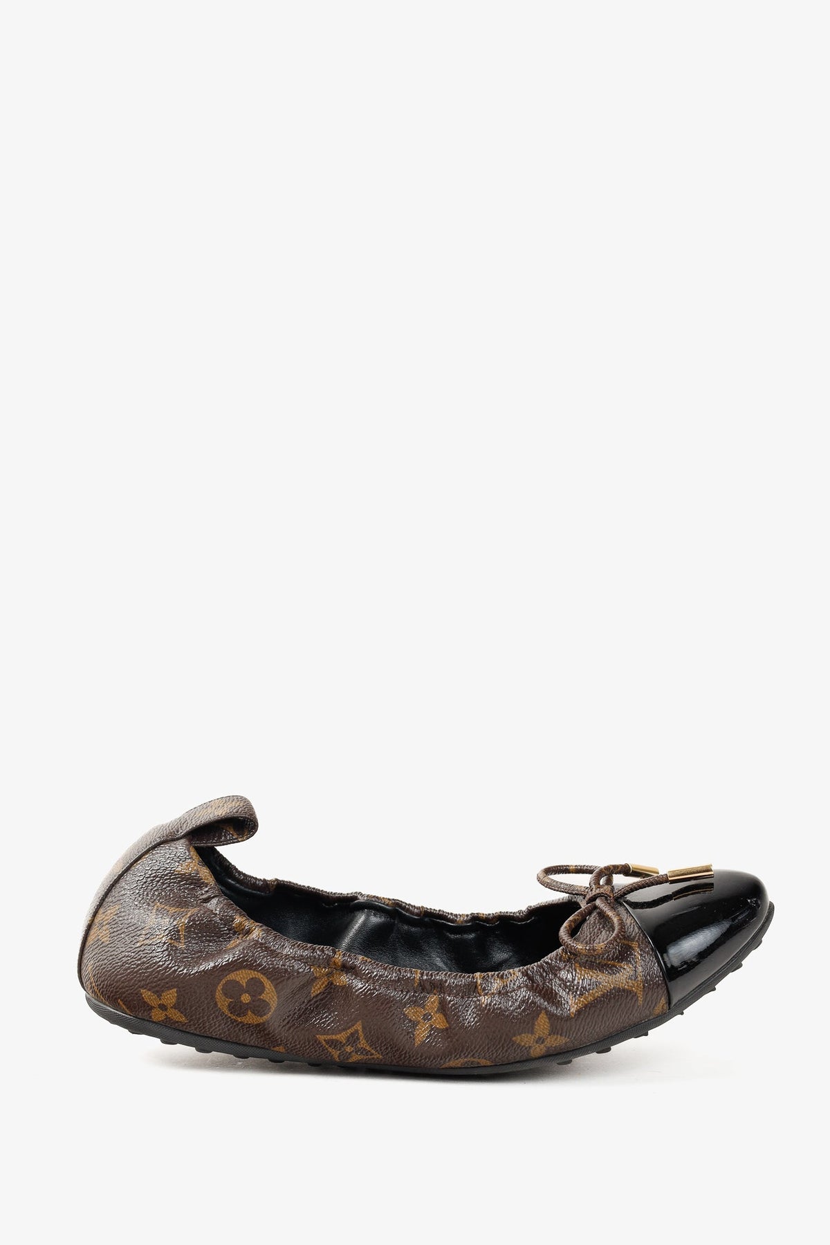 Louis Vuitton Flirty Monogram Canvas Cap-Toe Bow Flats