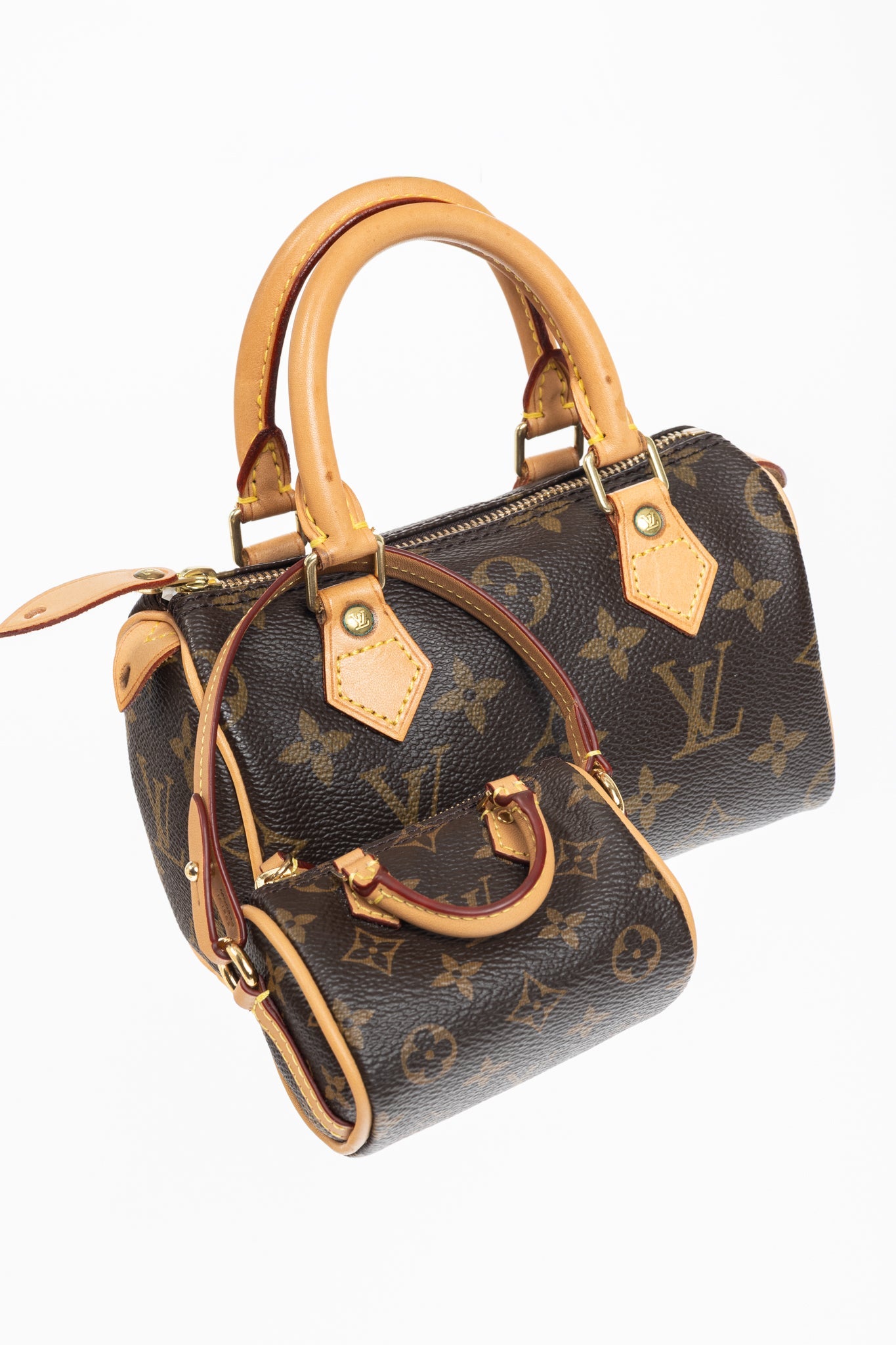 Louis Vuitton Micro Speedy Monogram Bag Charm