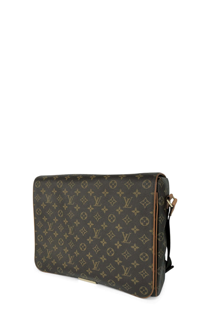 Monogram Abbesses Messenger Bag Brown