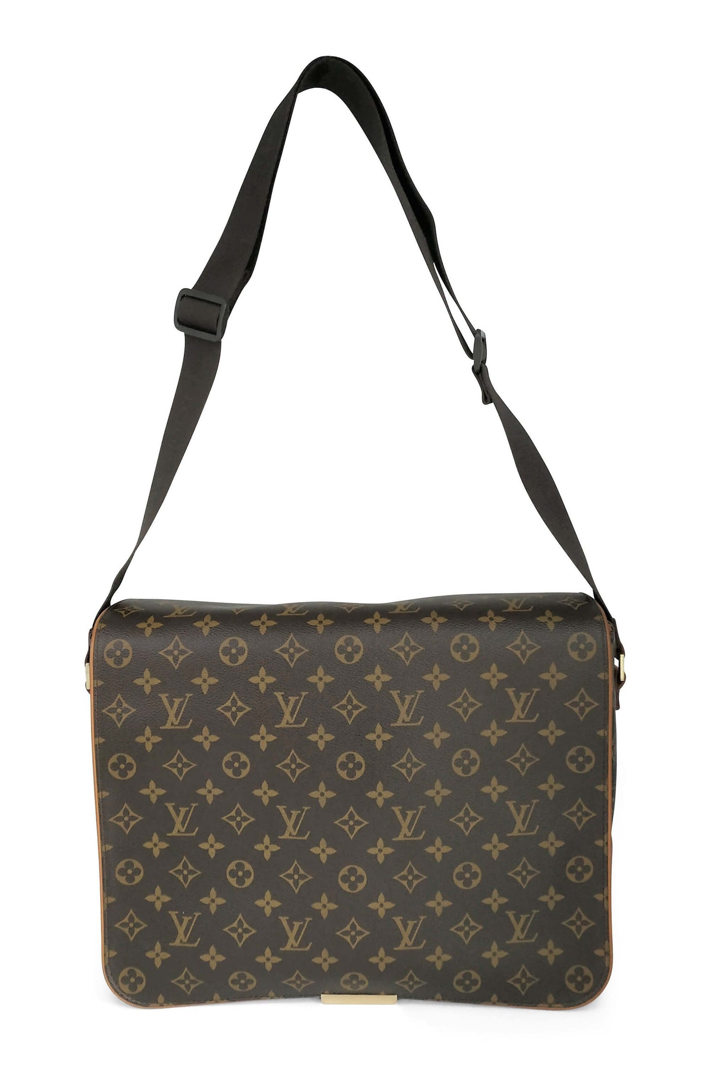 Monogram Abbesses Messenger Bag Brown