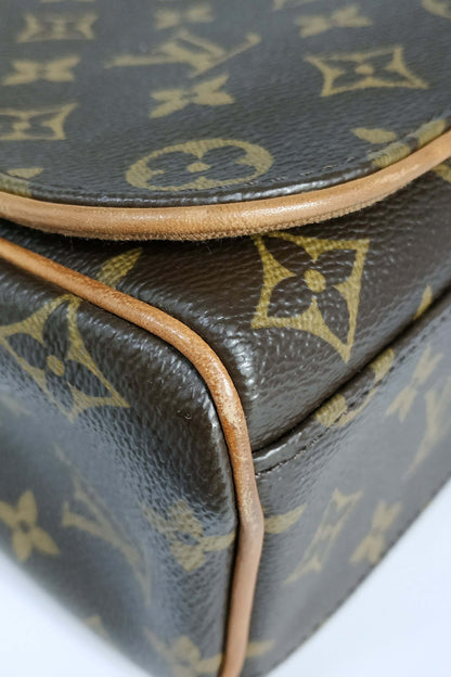 Monogram Abbesses Messenger Bag Brown