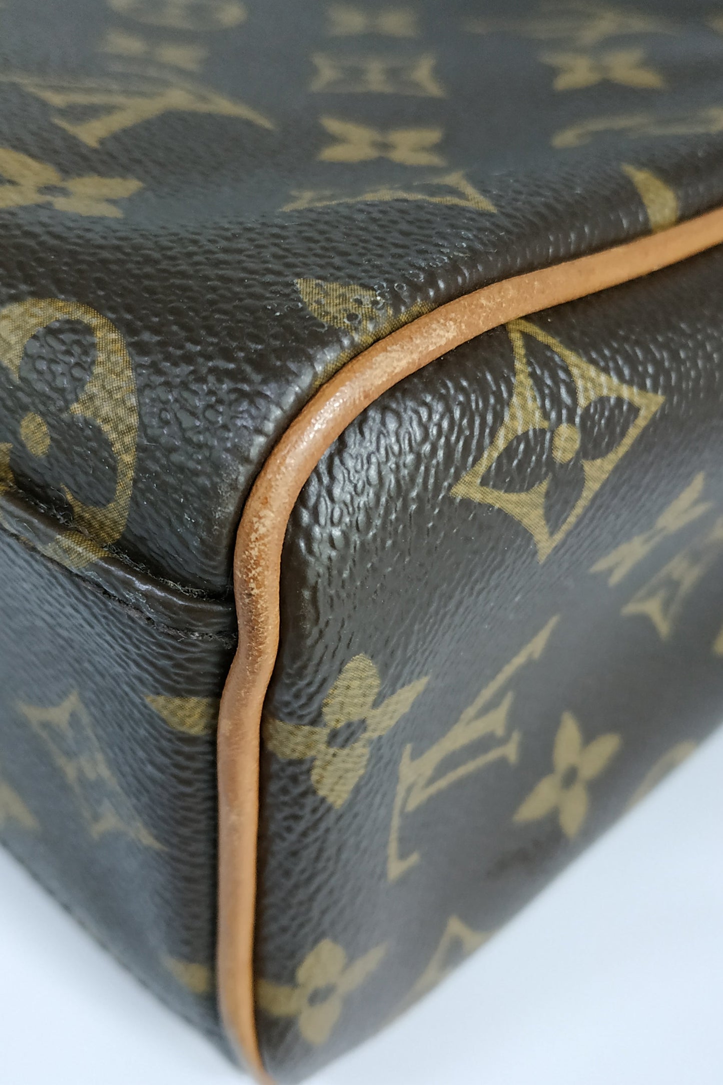 Monogram Abbesses Messenger Bag Brown