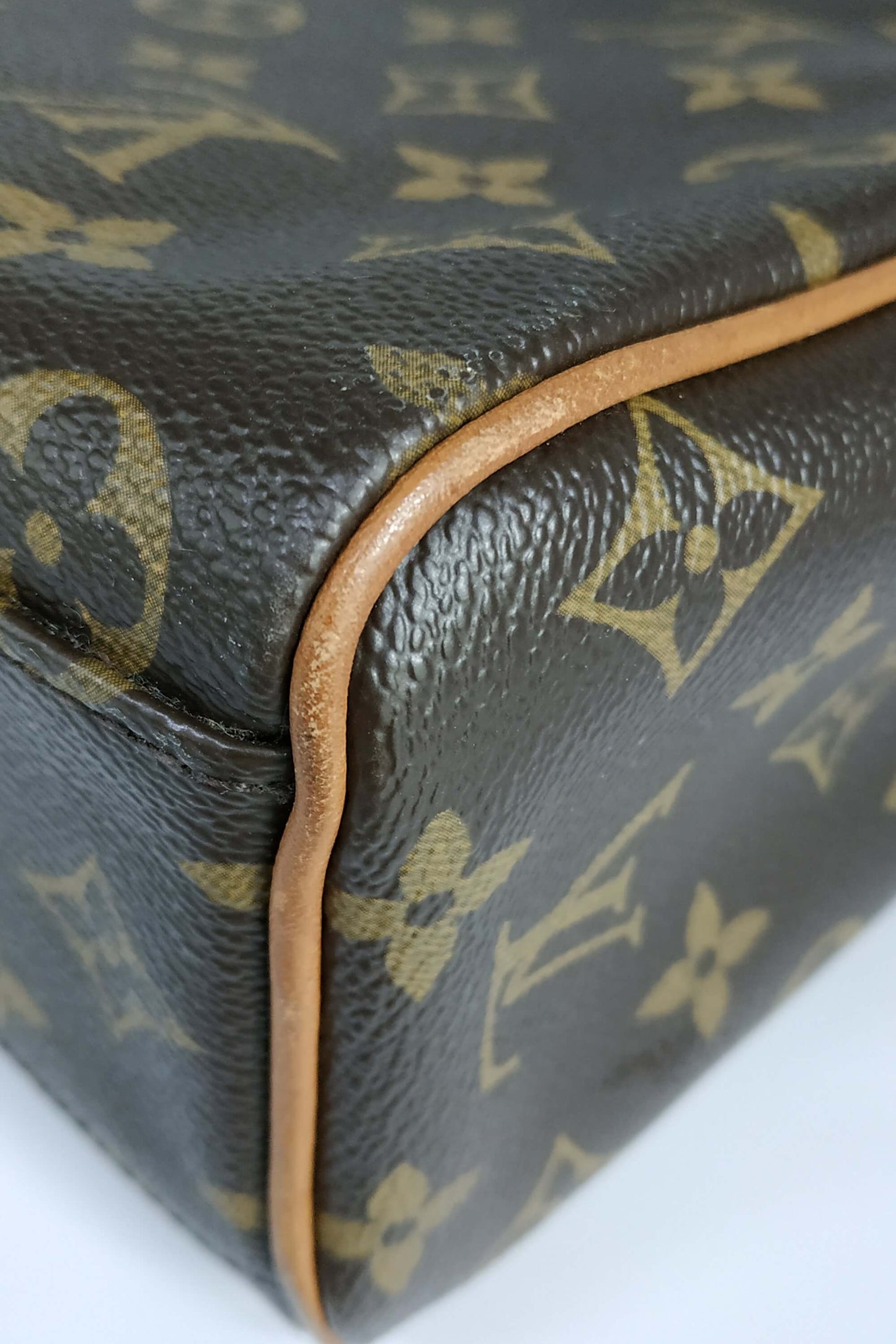 Monogram Abbesses Messenger Bag Brown