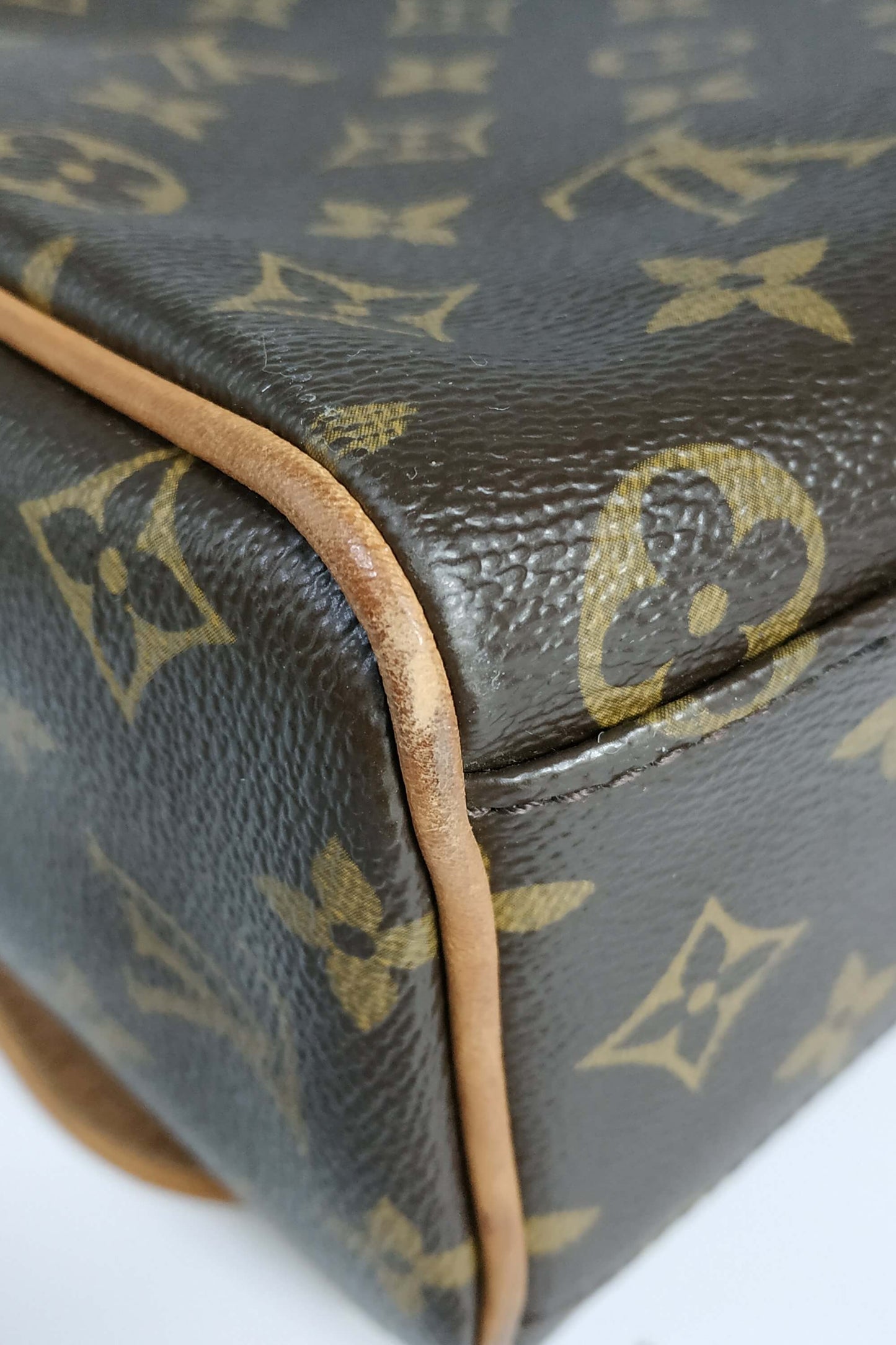 Monogram Abbesses Messenger Bag Brown