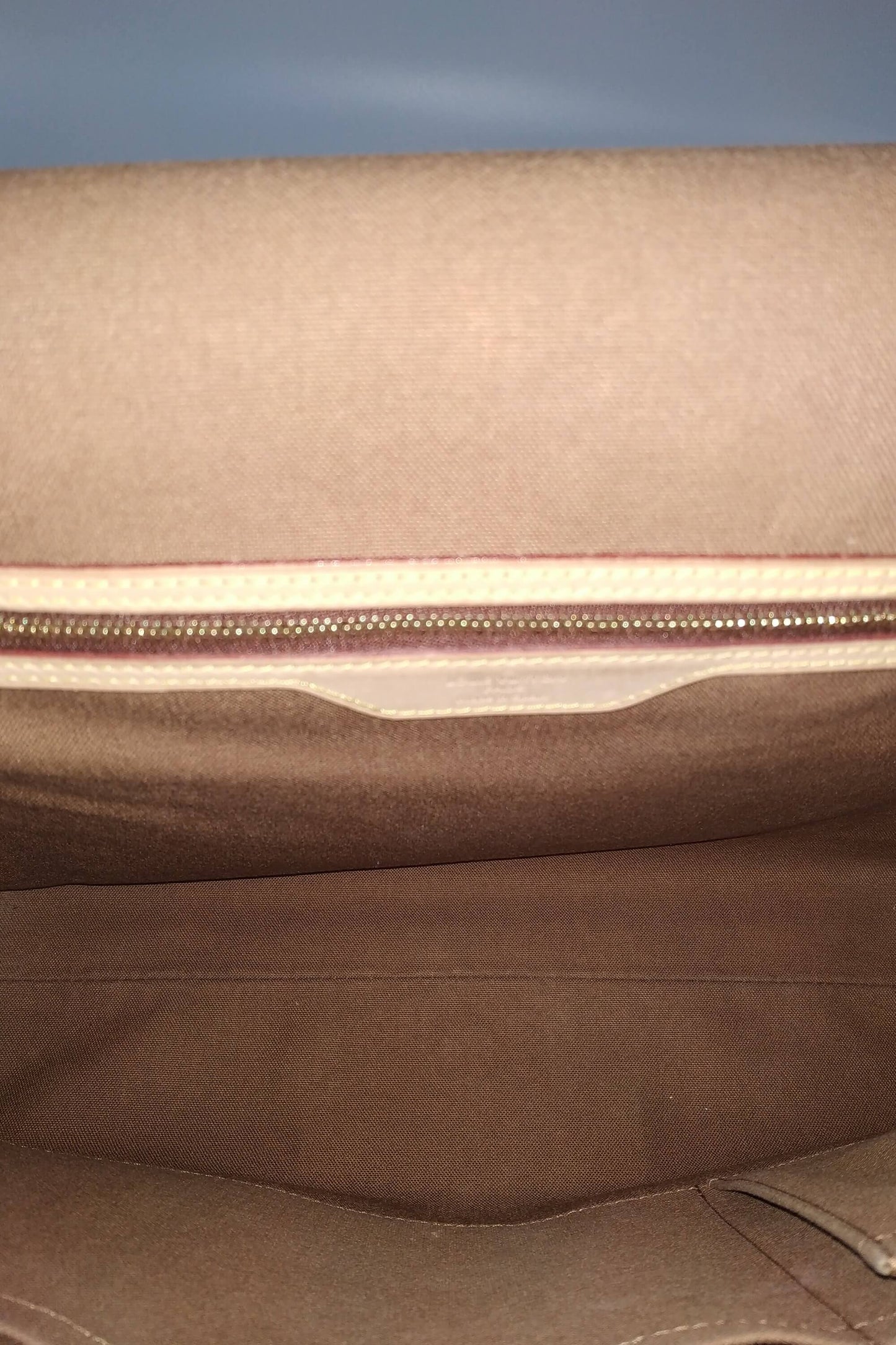 Monogram Abbesses Messenger Bag Brown