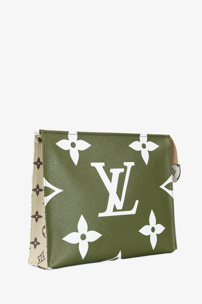 Louis Vuitton Khaki Monogram Giant Toiletry Pouch 26