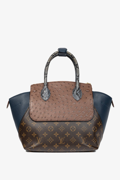Louis Vuitton Majestueux PM Blue Monogram Exotique Tote