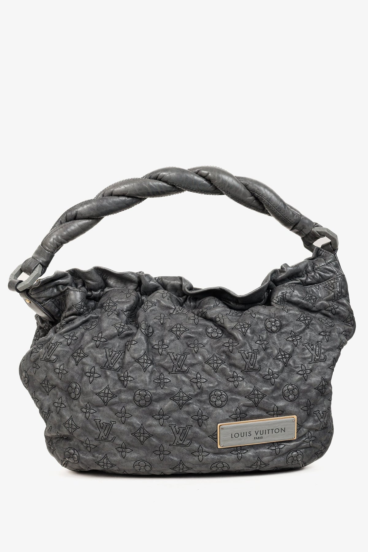 Louis Vuitton AW/07 LE Olympe Nimbus PM Anthracite Monogram Leather Shoulder Bag