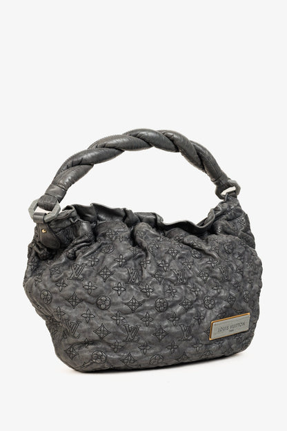 Louis Vuitton AW/07 LE Olympe Nimbus PM Anthracite Monogram Leather Shoulder Bag