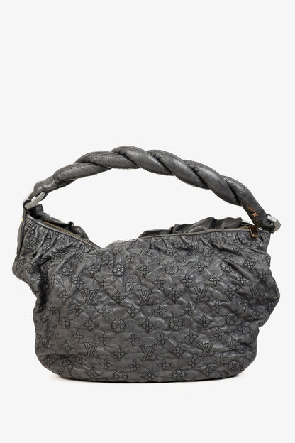 Louis Vuitton AW/07 LE Olympe Nimbus PM Anthracite Monogram Leather Shoulder Bag