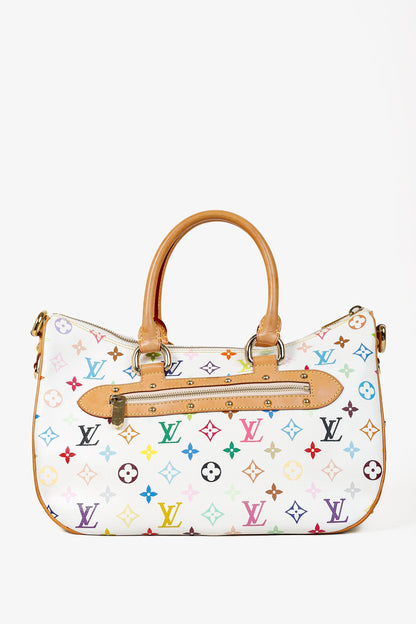 Louis Vuitton x Takashi Murakami Rita White Multicolore Monogram Shoulder Bag