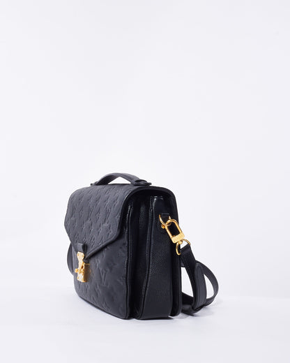 Louis Vuitton Black Empreinte Leather Pochette Metis