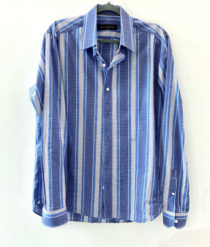 LOUIS VUITTON BUTTON DOWN STRIPED SHIRT