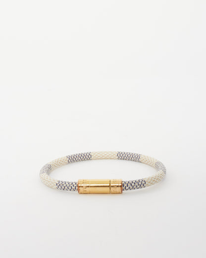Louis Vuitton Damier Azur Keep It Bracelet